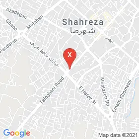 این نقشه، لوکیشن بینایی سنجی اپتومتریست متخصص  در شهر شهرضا است. در اینجا آماده پذیرایی، ویزیت، معاینه و ارایه خدمات به شما بیماران گرامی هستند.