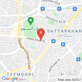 این نقشه، لوکیشن دکتر بنفشه امینی خواه متخصص زنان و زایمان و نازایی در شهر تهران است. در اینجا آماده پذیرایی، ویزیت، معاینه و ارایه خدمات به شما بیماران گرامی هستند.